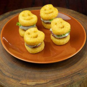 Mini-hambrguer de Batatas Carinhas Bem Brasil