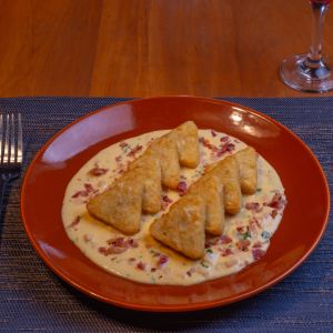 Mini Hash Brown Bem Brasil  carbonara