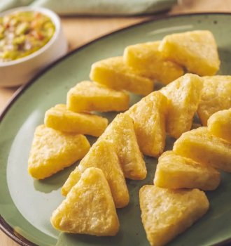 Mini Hash Brown Bem Brasil com Guacamole