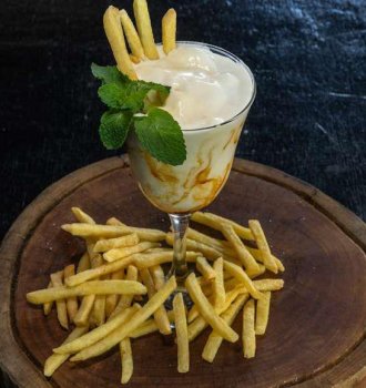 Batata Fast Food Bem Brasi com sundae