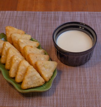 Mini Hash Brown Bem Brasil com queijo fundido