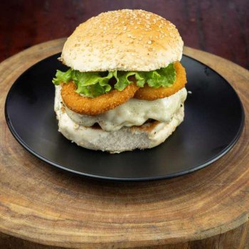 Anis de Cebola Bem Brasil com cheeseburguer