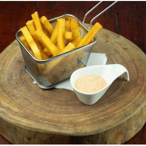 Polenta Bem Brasil com maionese defumada