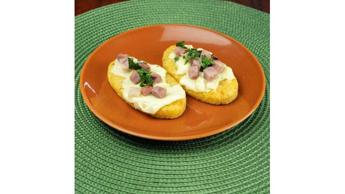 Hash Brown Tradicional Bem Brasil com mu�arela e bacon