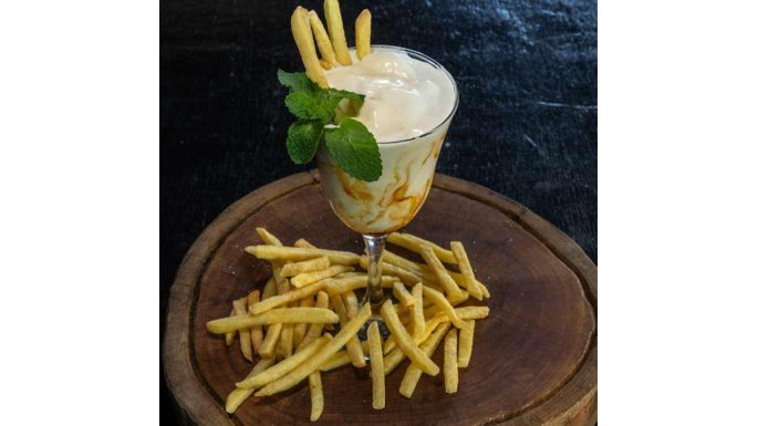 Batata Fast Food Bem Brasi com sundae