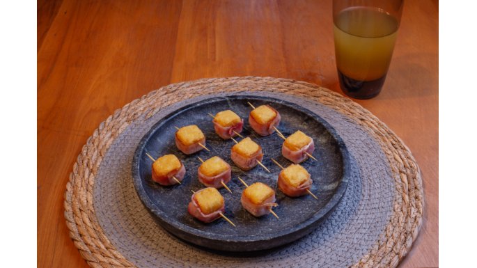 Medalh�o de Dadinhos de Batata com toque de Queijo Bem Brasil