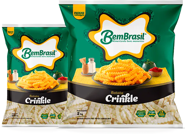 Embalagens - Batata Crinkle 