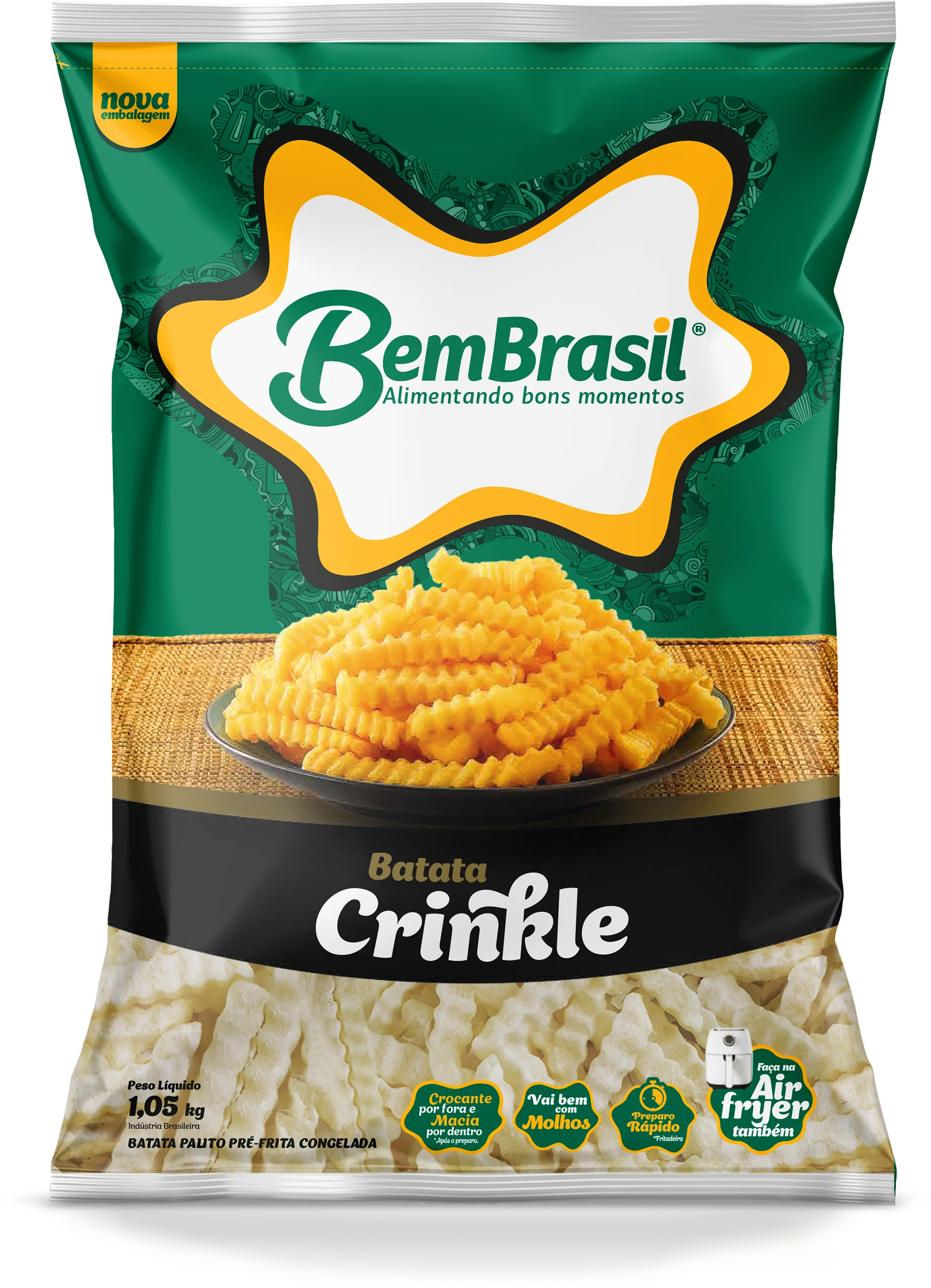 Embalagens - Batata Crinkle 