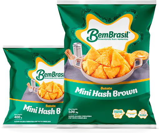 Embalagens - Batata Mini Hash Brown